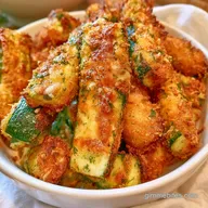 Air Fryer Zucchini Sticks with Parmesan