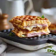 Pie Iron Recipe with Ham in 12 Minutes