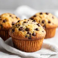 Healthy Chocolate Chip Muffins: Protein-Packed