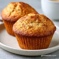 Sugar Free Banana Muffins: Tender and Moist