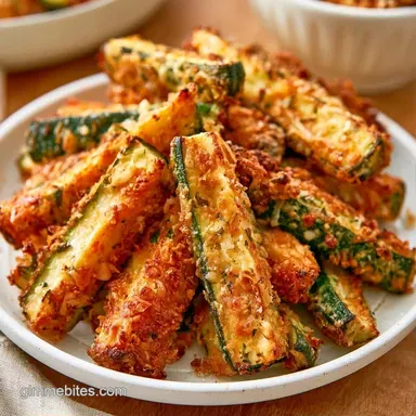 Air Fryer Parmesan Zucchini: Crispy Recipe Card