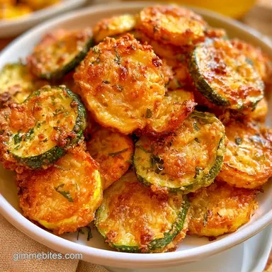 Air Fryer Zucchini Squash in 15 Minutes Recipe Card