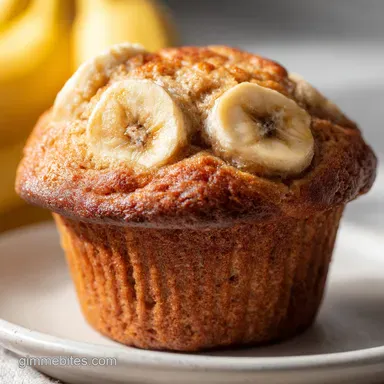 Banana Yogurt Muffins with Greek Yogurt for 12 Servings