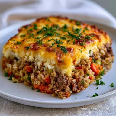 Beef Rice Casserole for 8 Servings