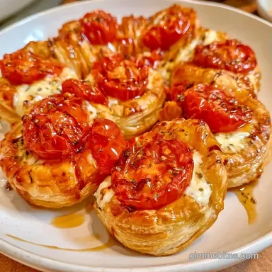 Boursin Puff Pastry Bites for 24 Bites Recipe Card