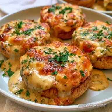 Boursin Stuffed Mushrooms in 30 Minutes