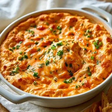 Buffalo Chicken Dip with Cream Cheese Recipe Card