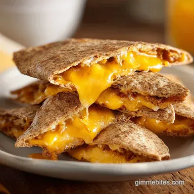 Cheese Quesadillas in 15 Minutes Recipe Card