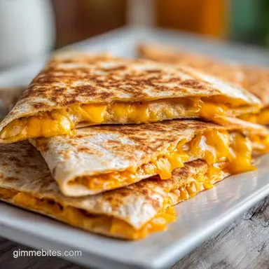 Cheese Quesadillas in 15 Minutes