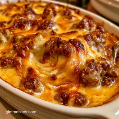 Cheeseburger Dip for 20 Servings