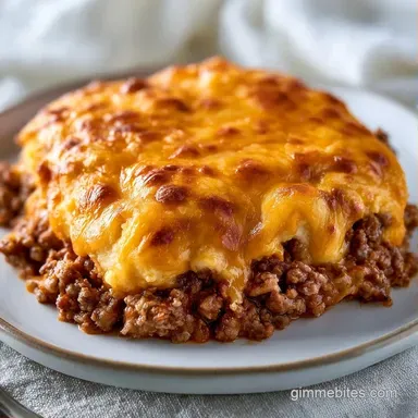Cheesy Keto Beef Dinner for 4 Servings Recipe Card