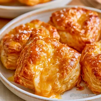 Cheesy Puff Pastry Bites in 25 Minutes Recipe Card