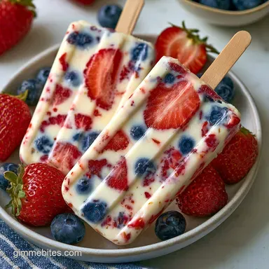 Greek Yogurt Popsicles for 6 Servings Recipe Card