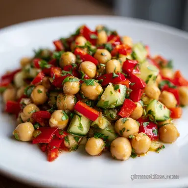 Chickpea Salad in 10 Minutes