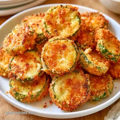 Crispy Fried Zucchini Bites Recipe Card