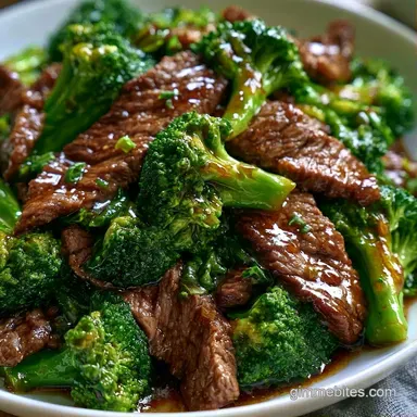 GF Beef Broccoli Stir Fry in 30 Minutes Recipe Card