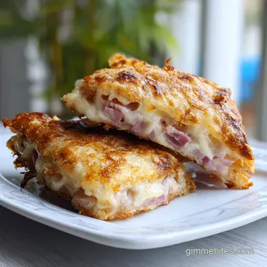 Pie Iron Recipe with Ham in 12 Minutes Recipe Card