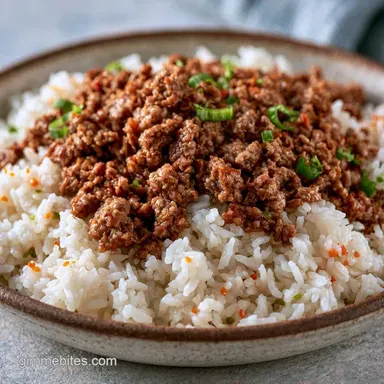 Ground Beef Skillet for 4 Servings Recipe Card