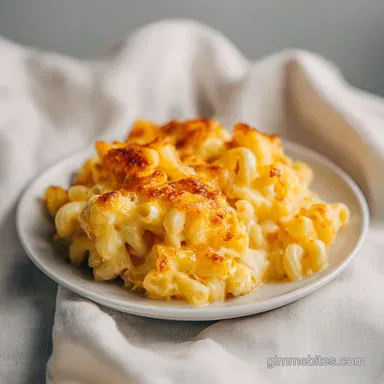 Veggie Mac and Cheese for 6 Servings Recipe Card
