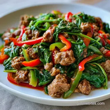 Beef Skillet for 4 Servings: Pan-Seared Recipe Card