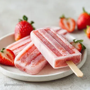 Strawberry Popsicle Recipe: 6 Servings of Velvety Fruit Treats