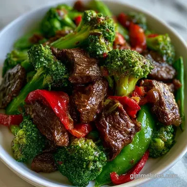 Keto Beef Stir Fry in 20 Minutes Recipe Card