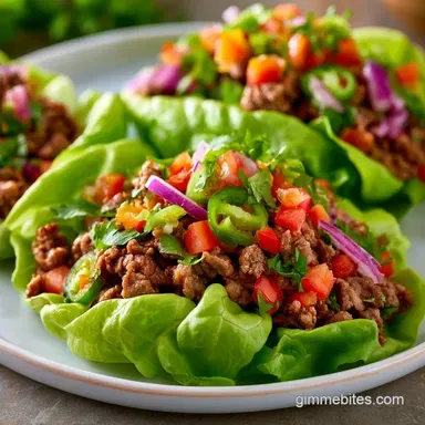 Low Carb Beef Taco in 20 Minutes