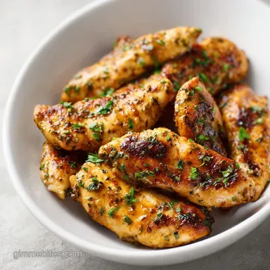 Marinated Chicken Tenders for 4 Servings with Mahogany Crust