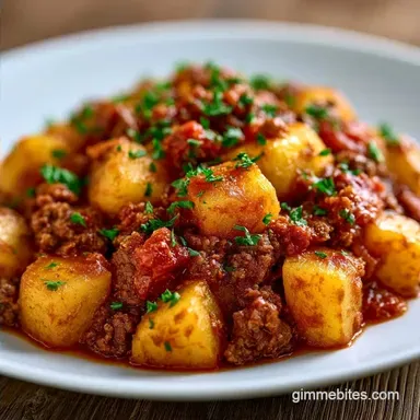 Mexican Beef and Potatoes in 30 Minutes