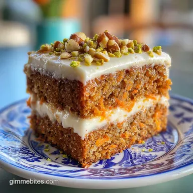 GF Carrot Cake Recipe with Pineapple Recipe Card