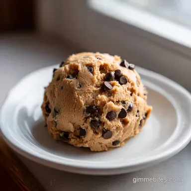 Non Cook Cookie Dough for 5 Servings Recipe Card
