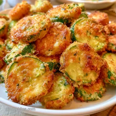 Parmesan Zucchini Bites in 20 Minutes Recipe Card