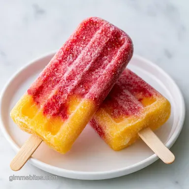 Fruit Ice Pops with Coconut Water