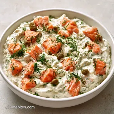 Smoked Salmon Spread with Capers