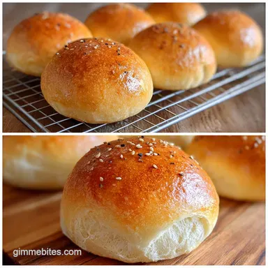 Sourdough Buns Recipe: Make-Ahead, Fluffy Rolls Recipe Card