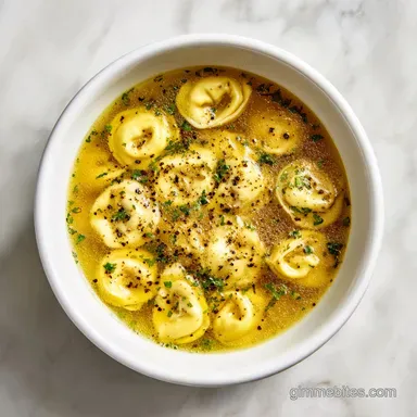 Tortellini in Broth in 18 Minutes Recipe Card