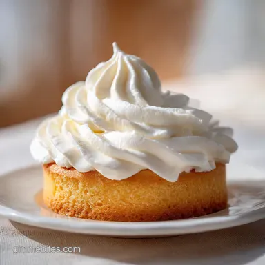 Vanilla Smash Cake for 4 Servings Recipe Card