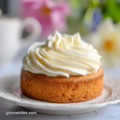Vanilla Smash Cake for 4 Servings