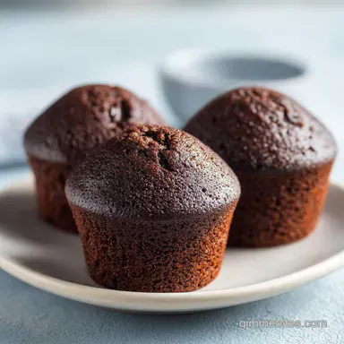 Veggie Chocolate Muffins in 27 Minutes Recipe Card