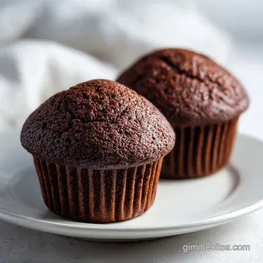 Veggie Chocolate Muffins in 27 Minutes