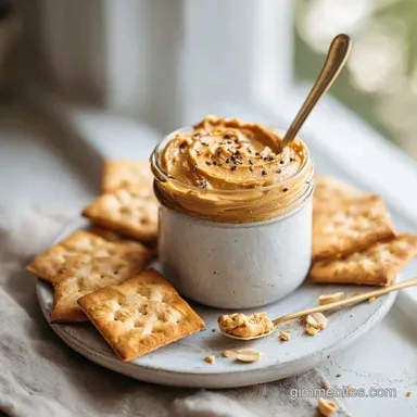 Peanut Butter and Crackers in 2 Minutes: Whipped and Creamy Recipe Card