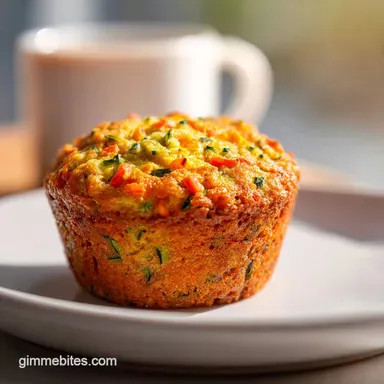 Zucchini Carrot Muffins Baked in 35 Mins Recipe Card