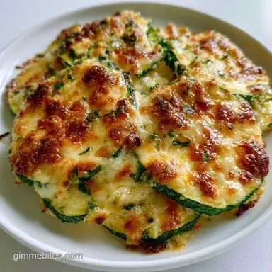 Zucchini Parmesan Bake in 20 Minutes Recipe Card