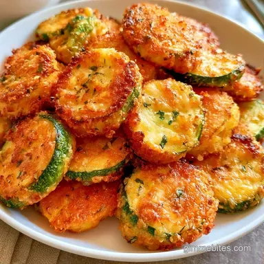 Zucchini Parmesan Crisps in 30 Minutes Recipe Card
