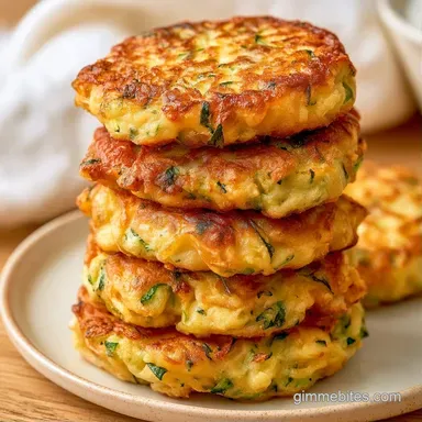 Zucchini Potato Fritters in 35 Minutes Recipe Card