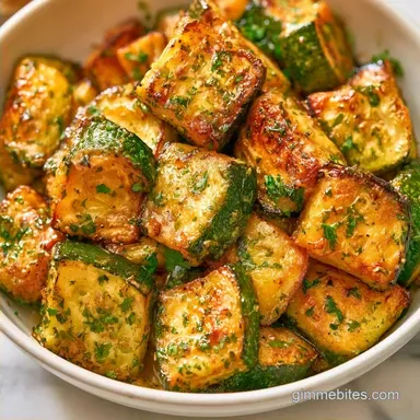 Zucchini Square Appetizers: Baked