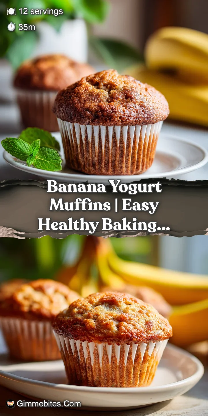 Close-up of a fluffy banana muffin with visible banana specks and a tender, yielding interior.