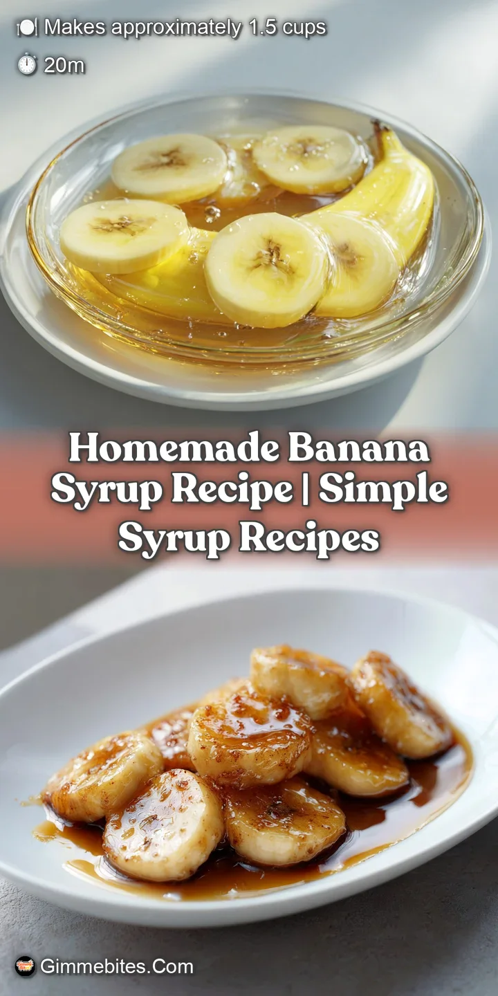 Close-up of glistening banana syrup, its rich amber color and viscous texture practically visible, beckoning for a taste.