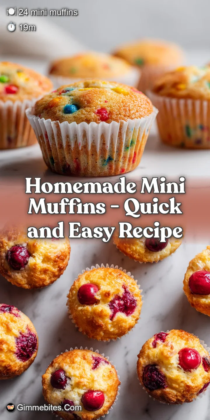 Close-up of a fluffy mini muffin, its golden-brown top cracked slightly, revealing a moist, inviting interior texture.