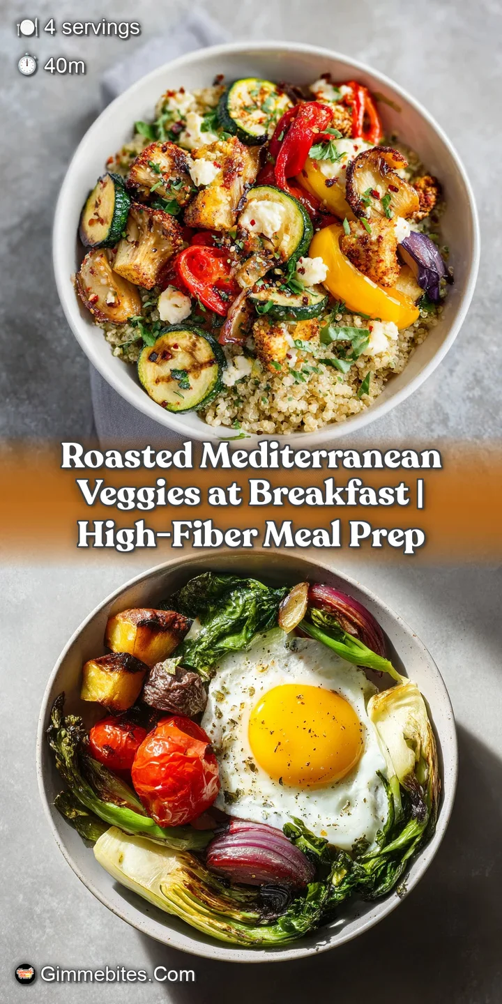 Close-up of glistening roasted bell peppers, zucchini, and cherry tomatoes with golden-brown edges.